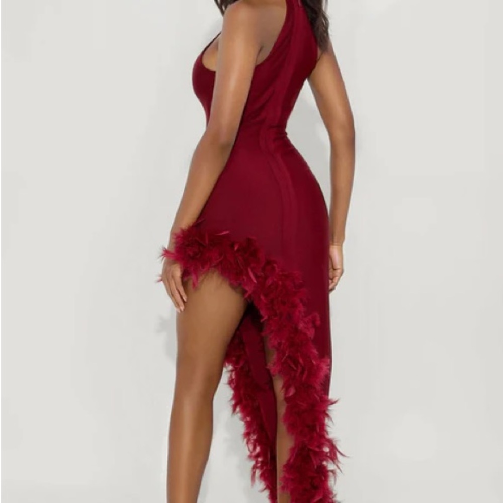 XS Burgundy Maxi Dress - Picture 4 of 5